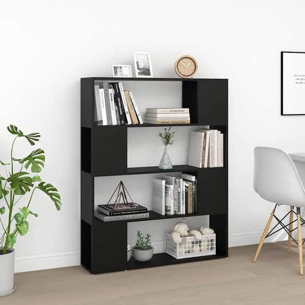 Maison Exclusive - Bibliotek/Rumseparator Sort 100x24x124 cm