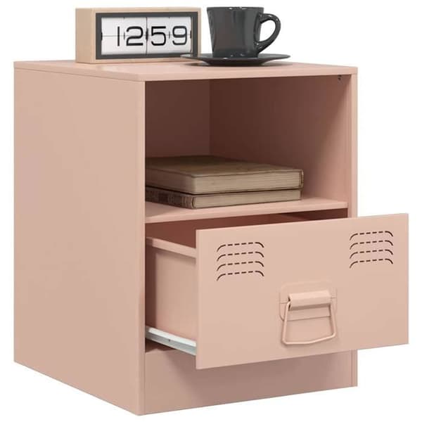 Maison Exclusive - Natborde 2 stk. rosa 34,5x39x44 cm stål