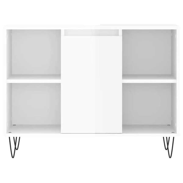 Maison Exclusive - Hvid glans badeværelsesskab 80x33x60 cm