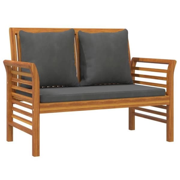 Maison Exclusive - Havegruppe 4 stk med puder i solid akacietræ