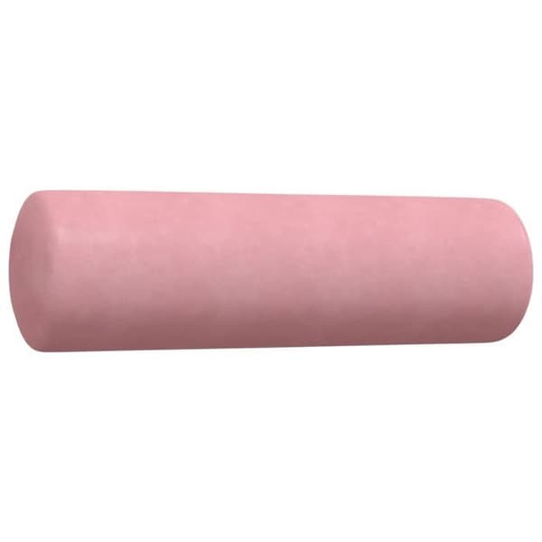 Maison Exclusive - Set med 2 soffor och kuddar och rullkuddar i rosa sammet Ros