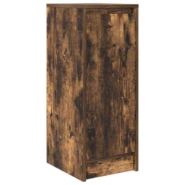 Maison Exclusive - Buffé i rökt ek 29,5x34x76 cm ingenjörsträ