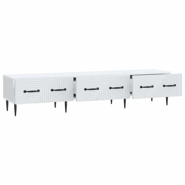 Maison Exclusive - TV-möbel Vit 147 x 34,5 x 30 cm Ingenjörsträ Vit