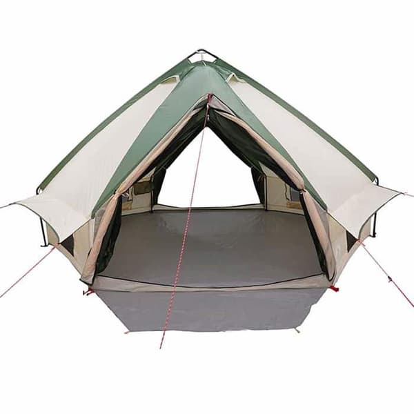 Maison Exclusive - Teepee Telt til 8 personer Grøn og hvid