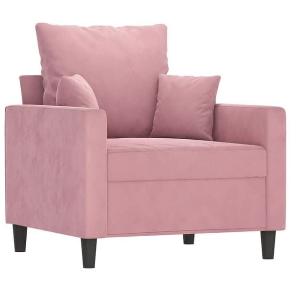 Maison Exclusive - Stol Rosa 60 cm Velour