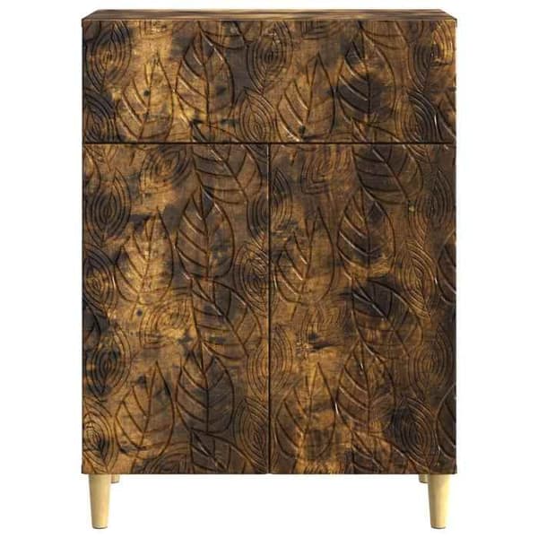 Maison Exclusive - Buffet Røget Eg 66 x 34,5 x 90 cm Ingeniørtræ