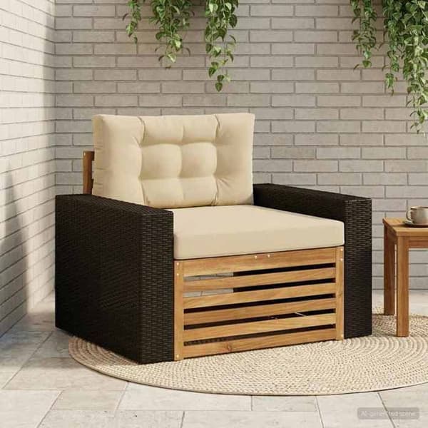 Maison Exclusive - Sofa til udendørs brug Naturlig Naturlig