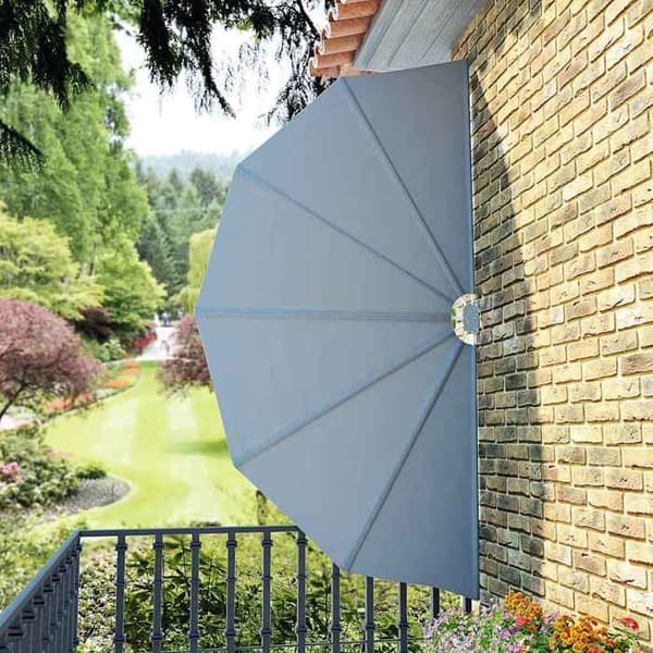 Maison Exclusive - Harmaa 160 cm taitettava terassikatto