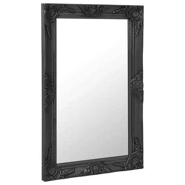Maison Exclusive - Barockstil väggspegel 50x80 cm svart