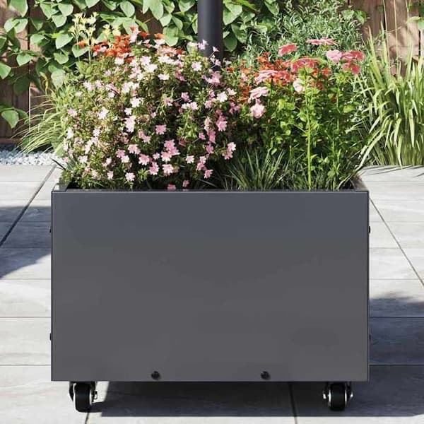 Maison Exclusive - Parasollfot Anthracite 45 x 45 x 45 cm Stål