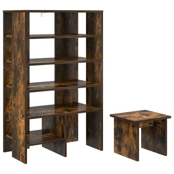 Maison Exclusive - Kengäteline 2 kpl 62 x 35 x 100 cm Tekninen puu