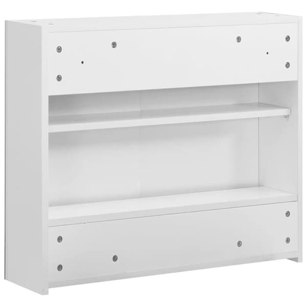 Maison Exclusive - Vit badrumsspegelgarderob 80x15x60 cm MDF
