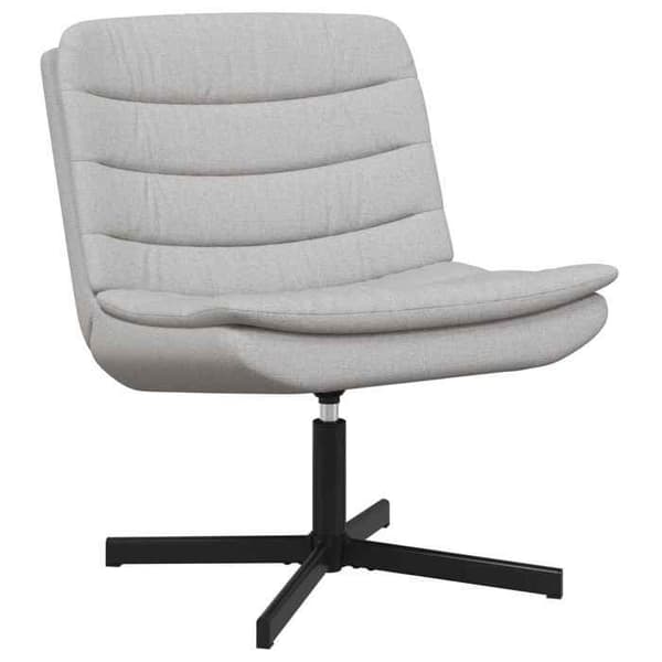 Maison Exclusive - Snurrstol Grå moln 63 x 75 x 76 cm tyg Molngrå