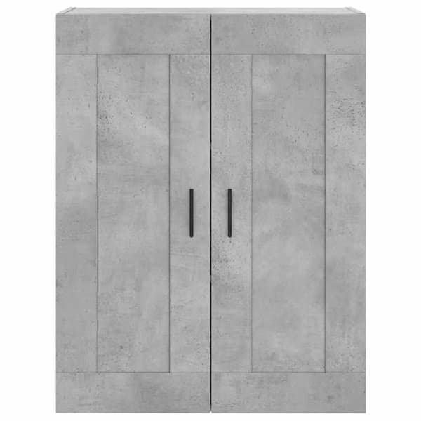 Maison Exclusive - Buffé hög Grå betong 69,5x34x180 cm Ingenjörsträ