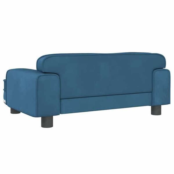 Maison Exclusive - Sininen koiranpeti 70x45x30 cm samettia Blå