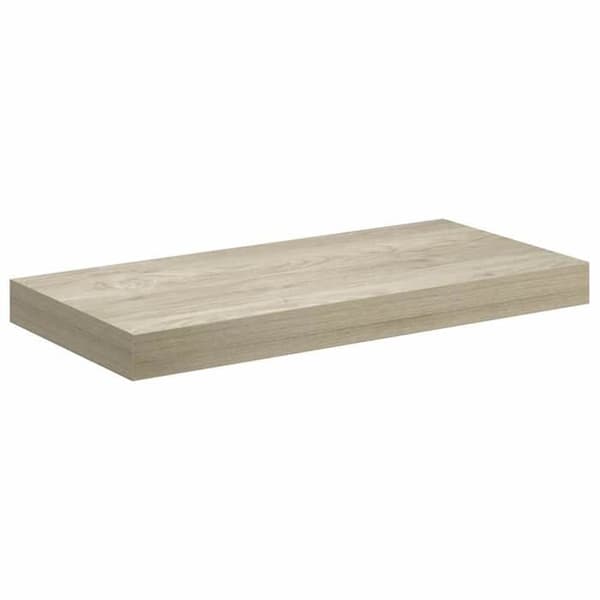 Maison Exclusive - Kelluvat seinähyllyt 2 kpl tammi 50x23,5x3,8 cm MDF Ek