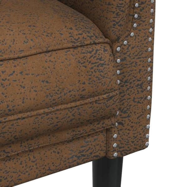 Maison Exclusive - 2 kpl ruskeaa samettisohvaa