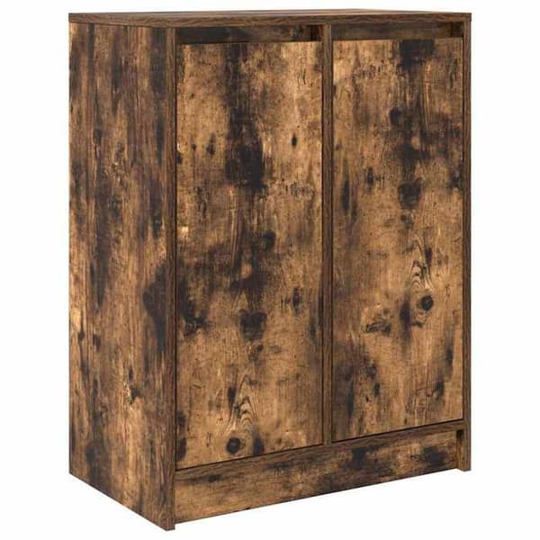 Maison Exclusive - Buffé ek rökig 57x34x76 cm ingenjörsträ