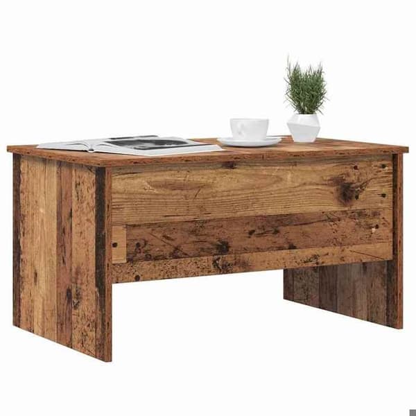 Soffbord - EXKLUSIV HEM - Ingenjörsträ 102 x 50,5 x 46,5 cm - Rektangulär - Brun