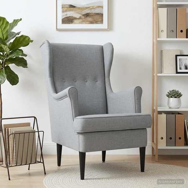 Maison Exclusive - Lysegrå Stol i Stof
