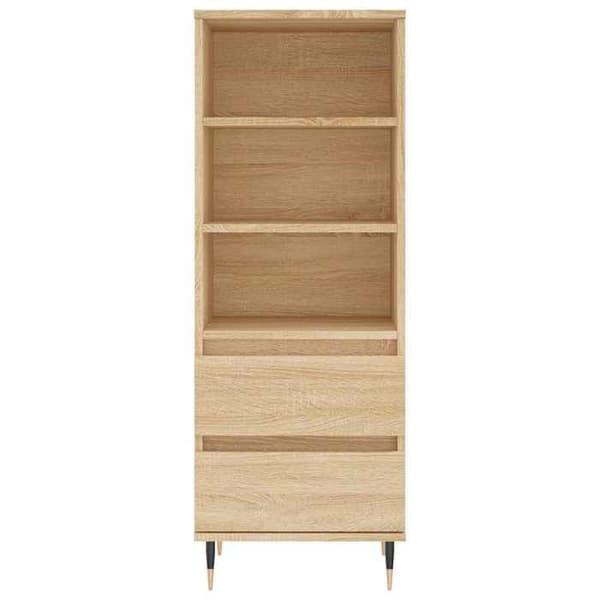 Maison Exclusive - Buffé hög Ek sonoma 40x36x110 cm Ingenjörsträ