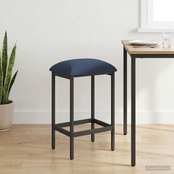 Maison Exclusive - Barstol Blå 40 x 32 x 64 cm Ingenjörsträ