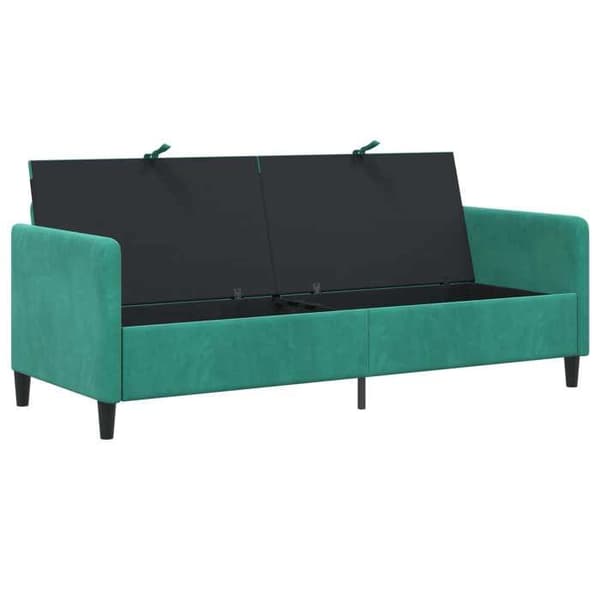 Maison Exclusive - Sofa med opbevaring Turkis 192 x 78 x 87 cm Polyester