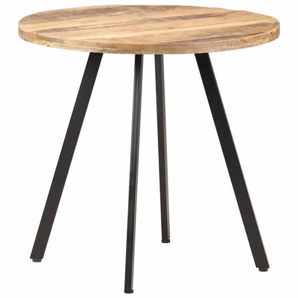 Maison Exclusive - Spisebord 80 cm Ubehandlet mangotræ