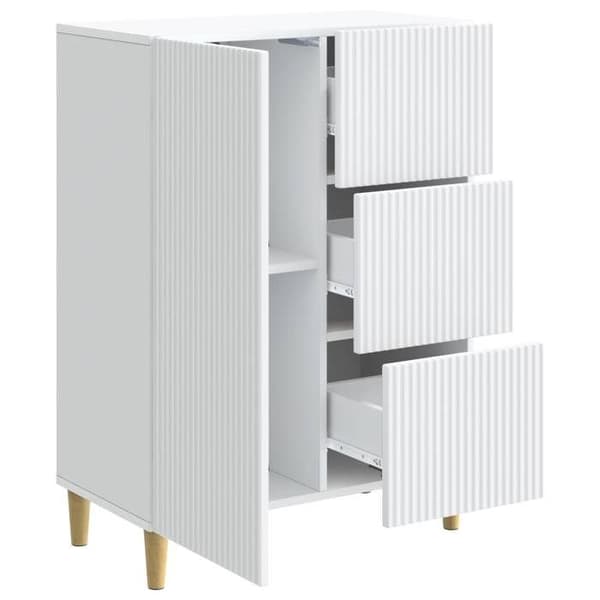 Maison Exclusive - Buffet Hvid 66 x 34,5 x 90 cm Ingeniørtræ
