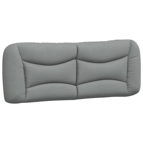 Maison Exclusive - Hvar vaaleanharmaa 120 cm sängynpäätytyyny kangas