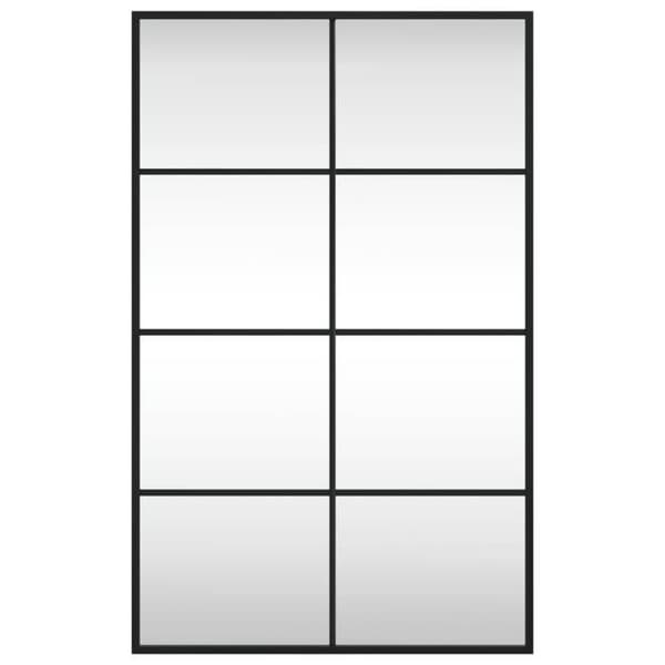 Maison Exclusive - Svart väggspegel 50x80 cm rektangulär järn