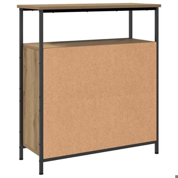 Maison Exclusive - Buffet i egetræ, håndlavet 70x30x80 cm, ingeniørtræ