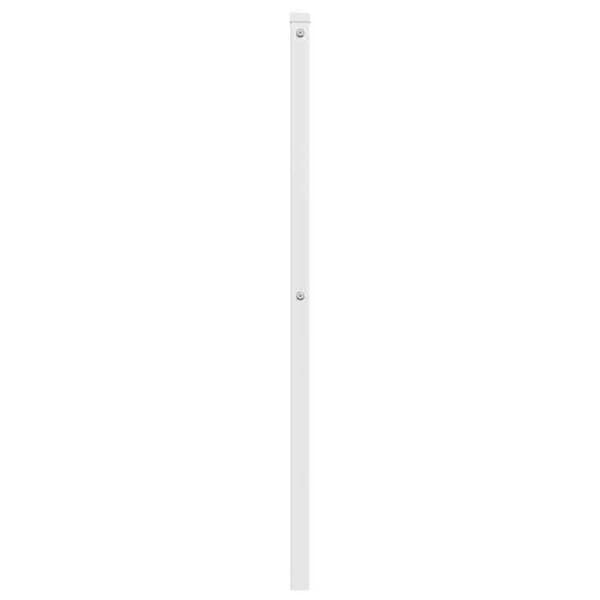 Maison Exclusive - Erstatnings hovedgærde metal hvid 160 cm