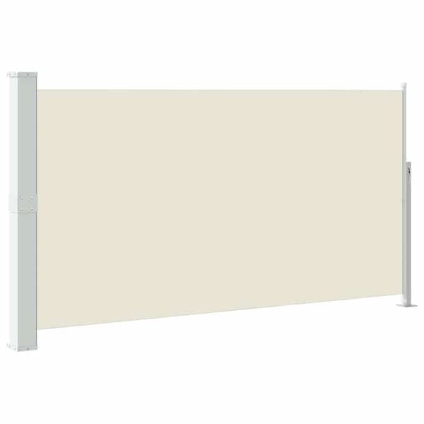 Maison Exclusive - Utdragbart sidotak för patio 170x300 cm Kräm