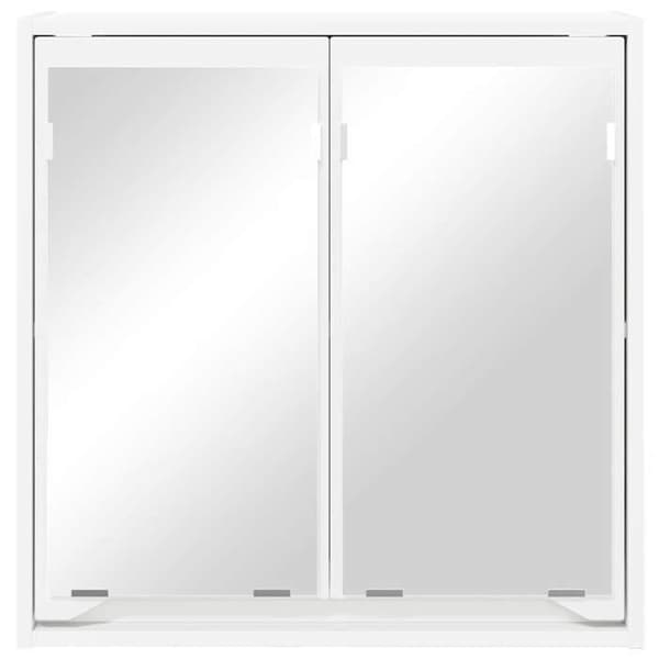 Maison Exclusive - Hvid Badeværelsesspejlskab 60 x 20 x 60 cm Vit