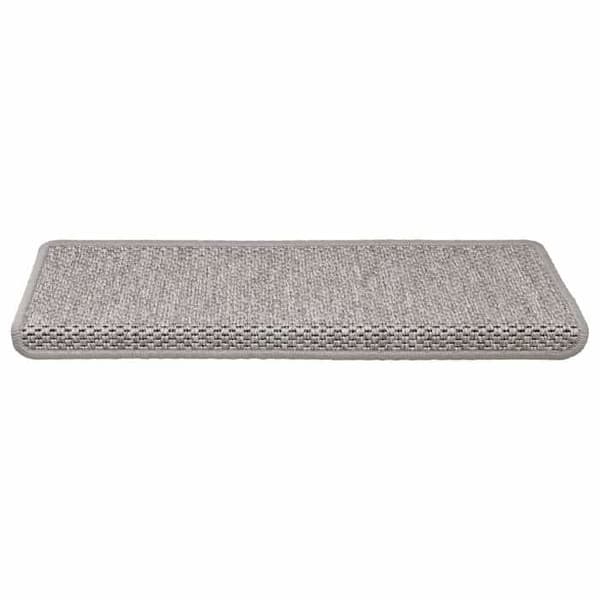 Maison Exclusive - Självhäftande trappmattor 15 st 65x21x4 cm Silver