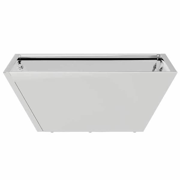 Maison Exclusive - Trädgårdskrukor 5 st Silver 40 x 40 x 15 cm