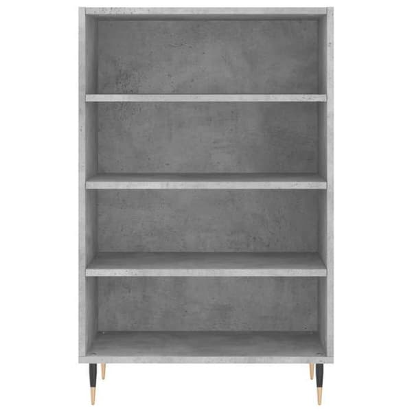 Maison Exclusive - Høj grå beton buffet 57x35x90 cm ingeniørtræ