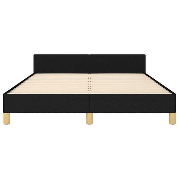 Maison Exclusive - Sengestel uden madras sort 140x190 cm stof