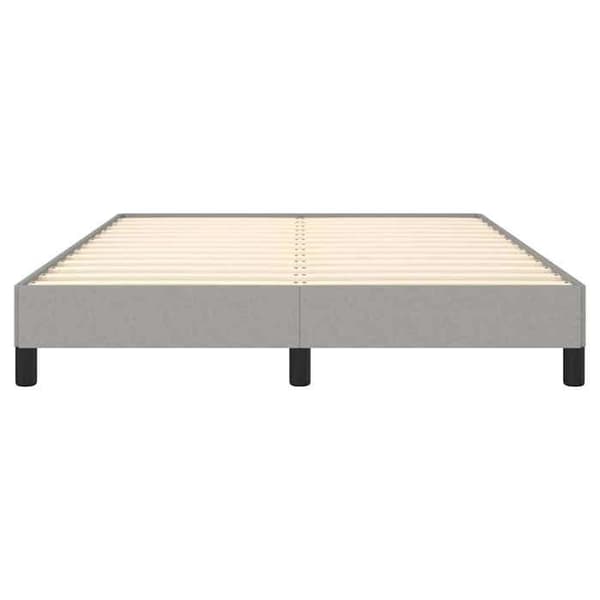 Maison Exclusive - Sengebund uden madras lys grå 140x200 cm stof