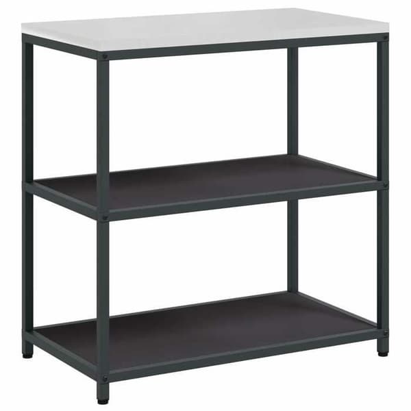 Køkkenhylde - MAISON EXCLUSIVE - HATTEM - Sort - 90x50x92 cm - Stål