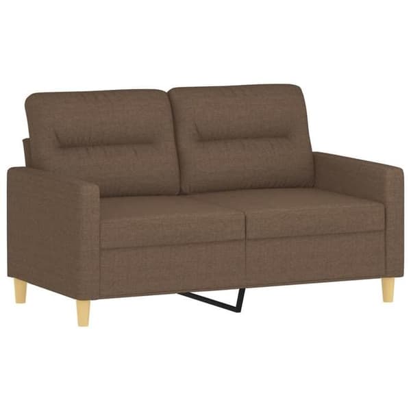 Maison Exclusive - Sæt af 2 sofaer med puder Brun Stof