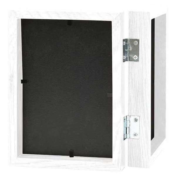 Maison Exclusive - Foldbart billedramme i hvid 2x(13x18 cm) Vit