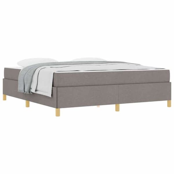 Maison Exclusive - Sängram Taupe 180 x 200 cm tyg Mol