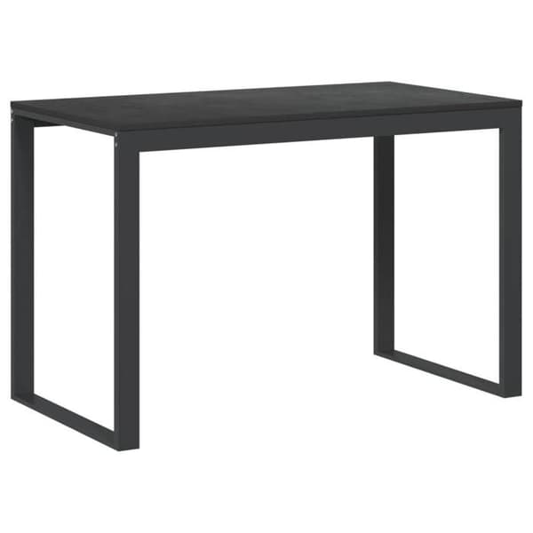 Maison Exclusive - Sort computerbord 110x60x73 cm Ingeniørtræ Svart