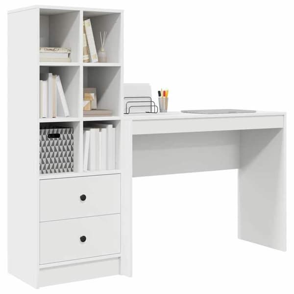 Maison Exclusive - Kontor Vit 145,5 x 40 x 127 cm 2 st Vit