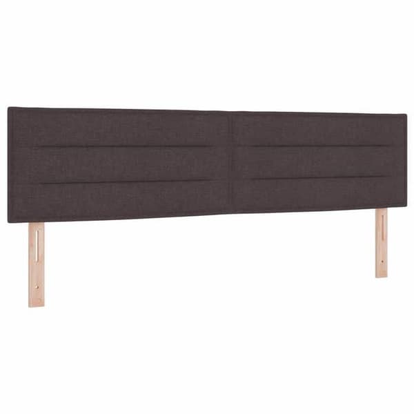 Maison Exclusive - Boxspring säng med madrass Mörkbrun 180 x 200 cm Tyg Mörkbrun