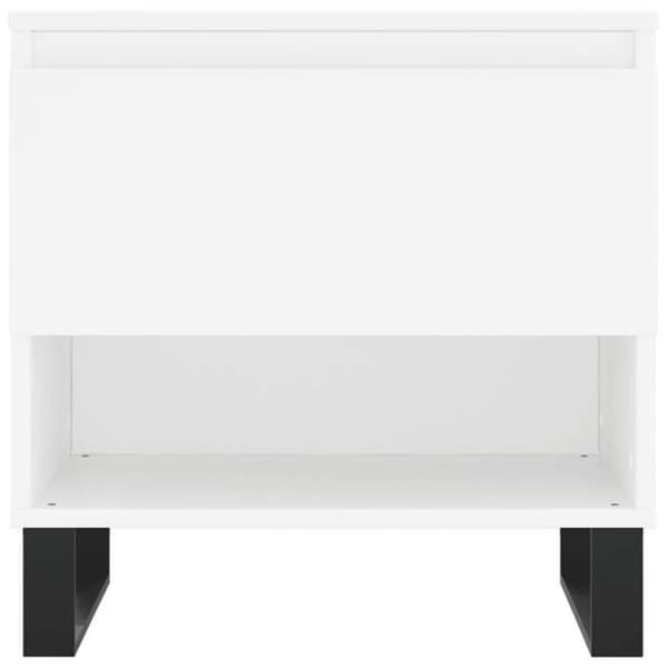 Soffbord - EXKLUSIV HEM - Set om 2 - Vit - Ingenjörsträ - 50x50x46 cm Vit
