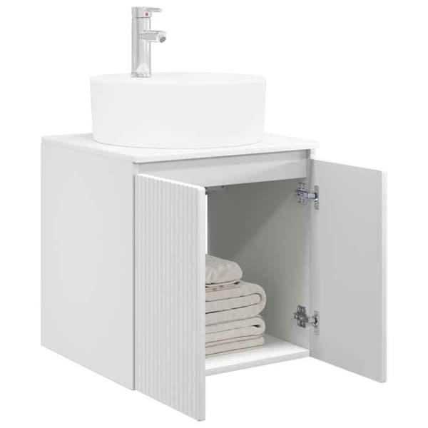 Skab under vask - EKSKLUSIV HUS - Vægmonteret vask - Hvid - 49,5x44,5x65 cm - Spånplader Vit