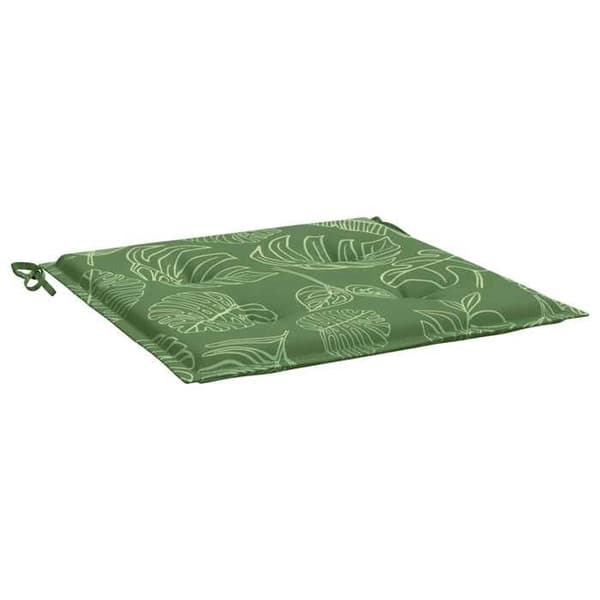 Maison Exclusive - Stolsdynor set om 2 med bladmönster 50x50x3 cm tyg